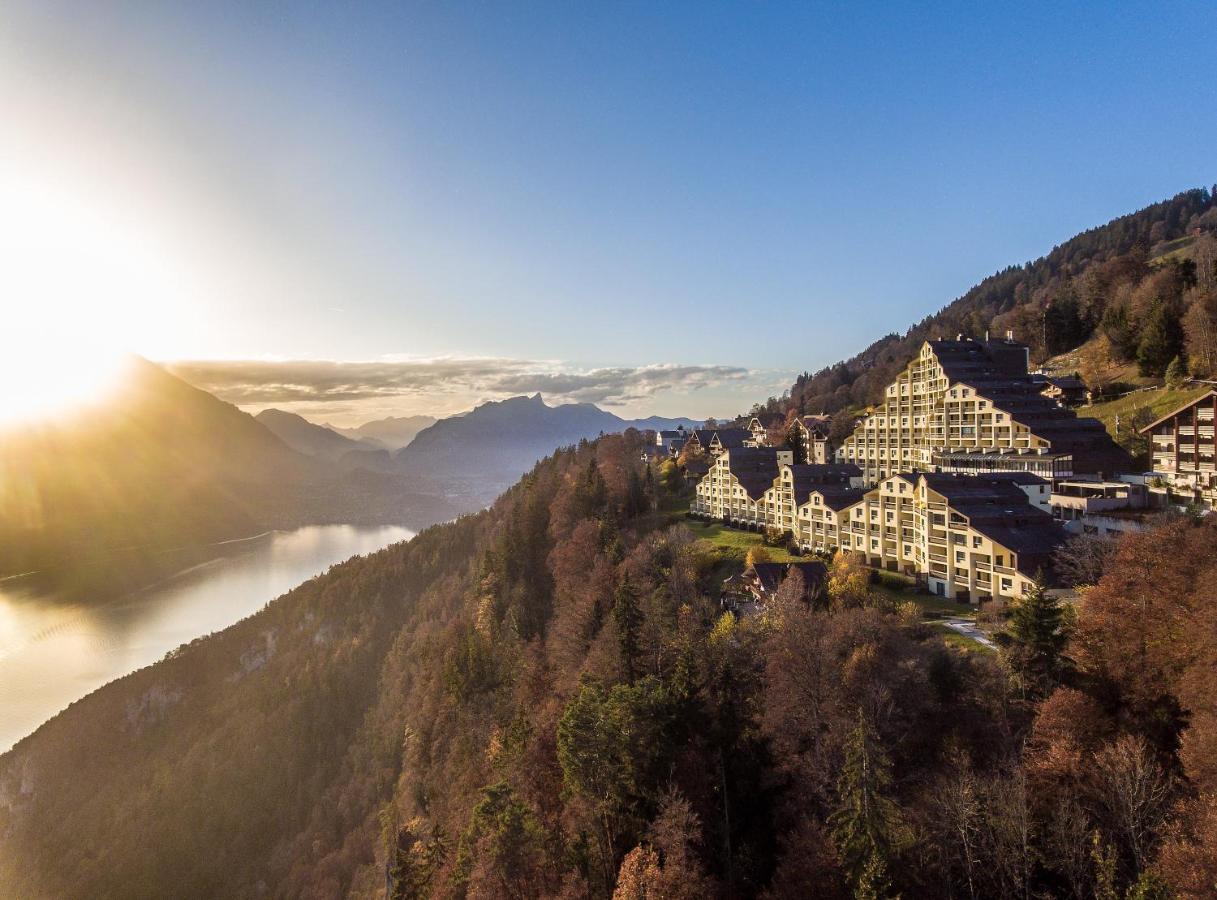 Apartment Alpenrose 2.5 Mit Mitbenutzung Spa & Wellness - Griwa Rent Ag Beatenberg Extérieur photo