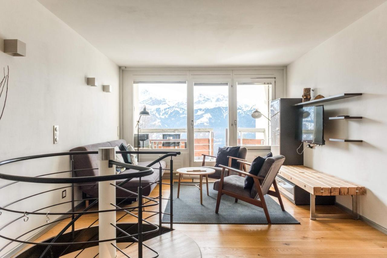 Apartment Alpenrose 2.5 Mit Mitbenutzung Spa & Wellness - Griwa Rent Ag Beatenberg Extérieur photo