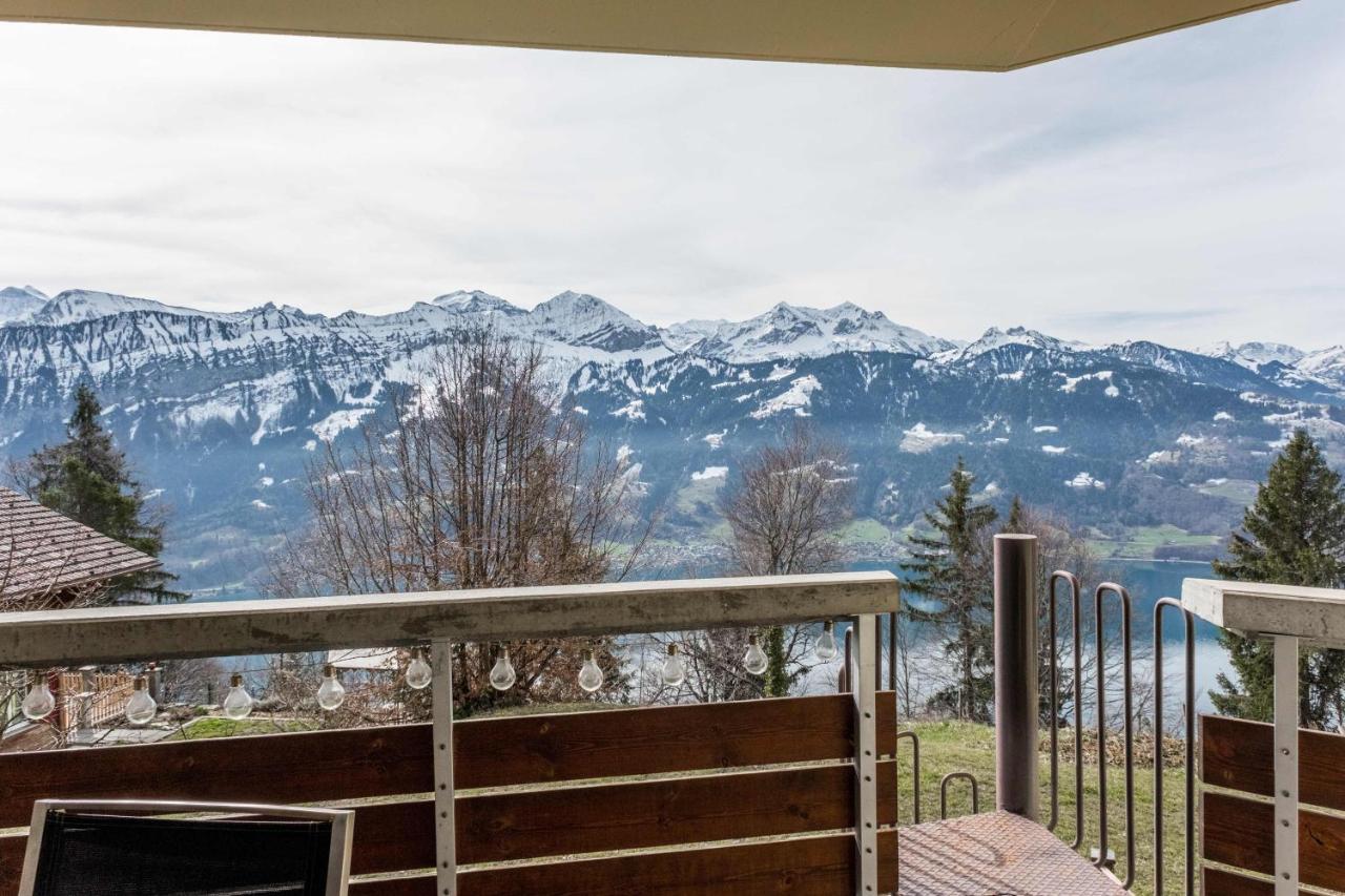 Apartment Alpenrose 2.5 Mit Mitbenutzung Spa & Wellness - Griwa Rent Ag Beatenberg Extérieur photo